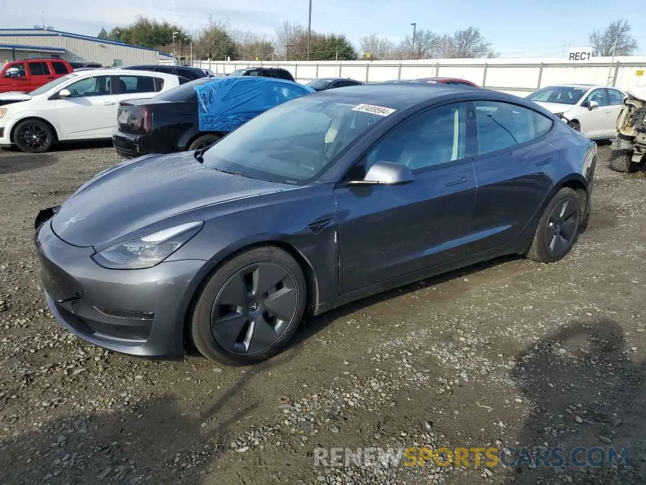1 fotografías del automóvil dañado 5YJ3E1EA9PF668249 TESLA MODEL 3 2023