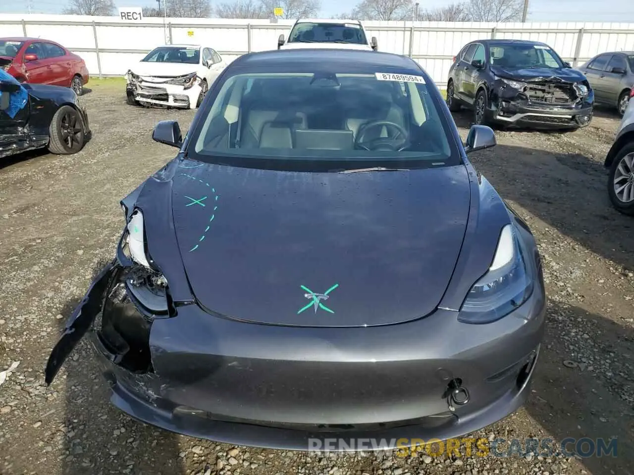 5 fotografías del automóvil dañado 5YJ3E1EA9PF668249 TESLA MODEL 3 2023