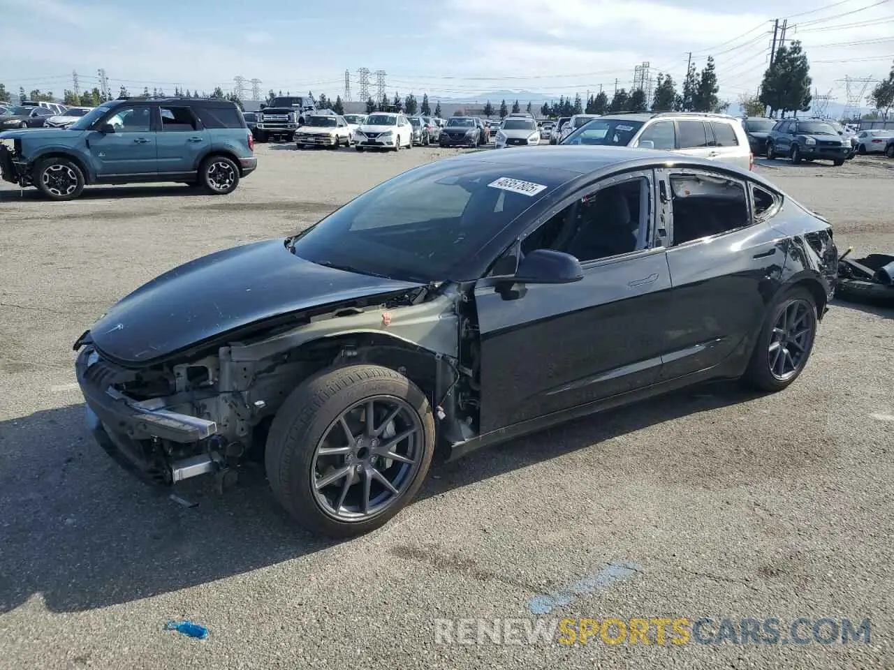 1 fotografías del automóvil dañado 5YJ3E1EA9PF676724 TESLA MODEL 3 2023