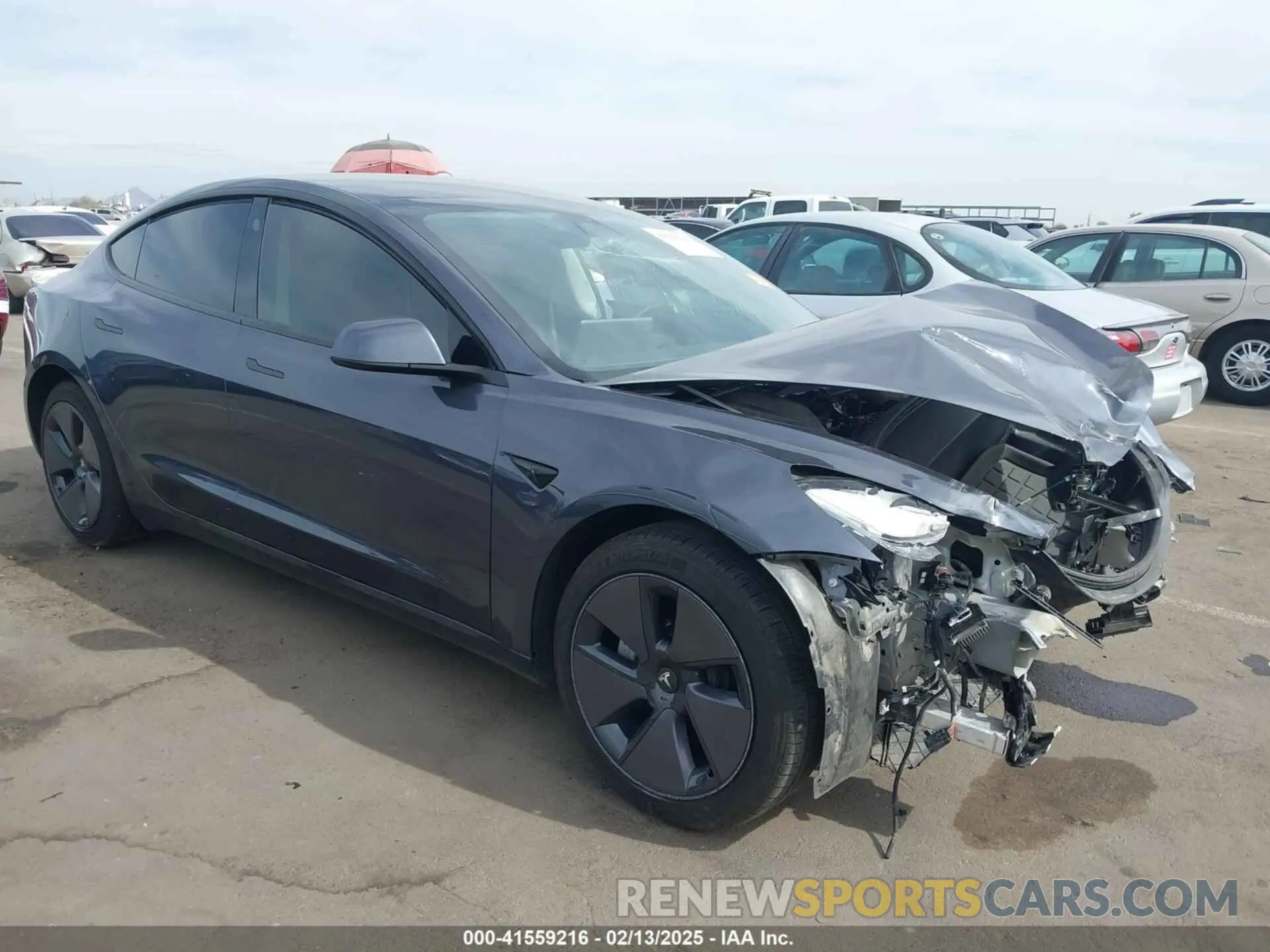 1 fotografías del automóvil dañado 5YJ3E1EA9PF678473 TESLA MODEL 3 2023