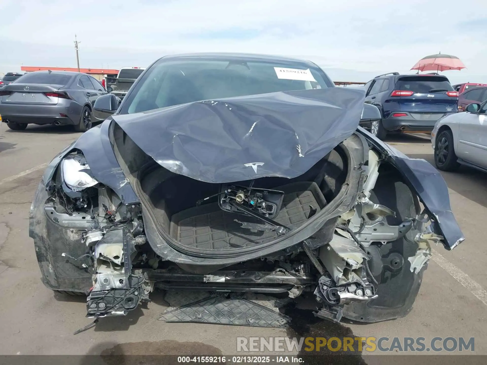 13 fotografías del automóvil dañado 5YJ3E1EA9PF678473 TESLA MODEL 3 2023