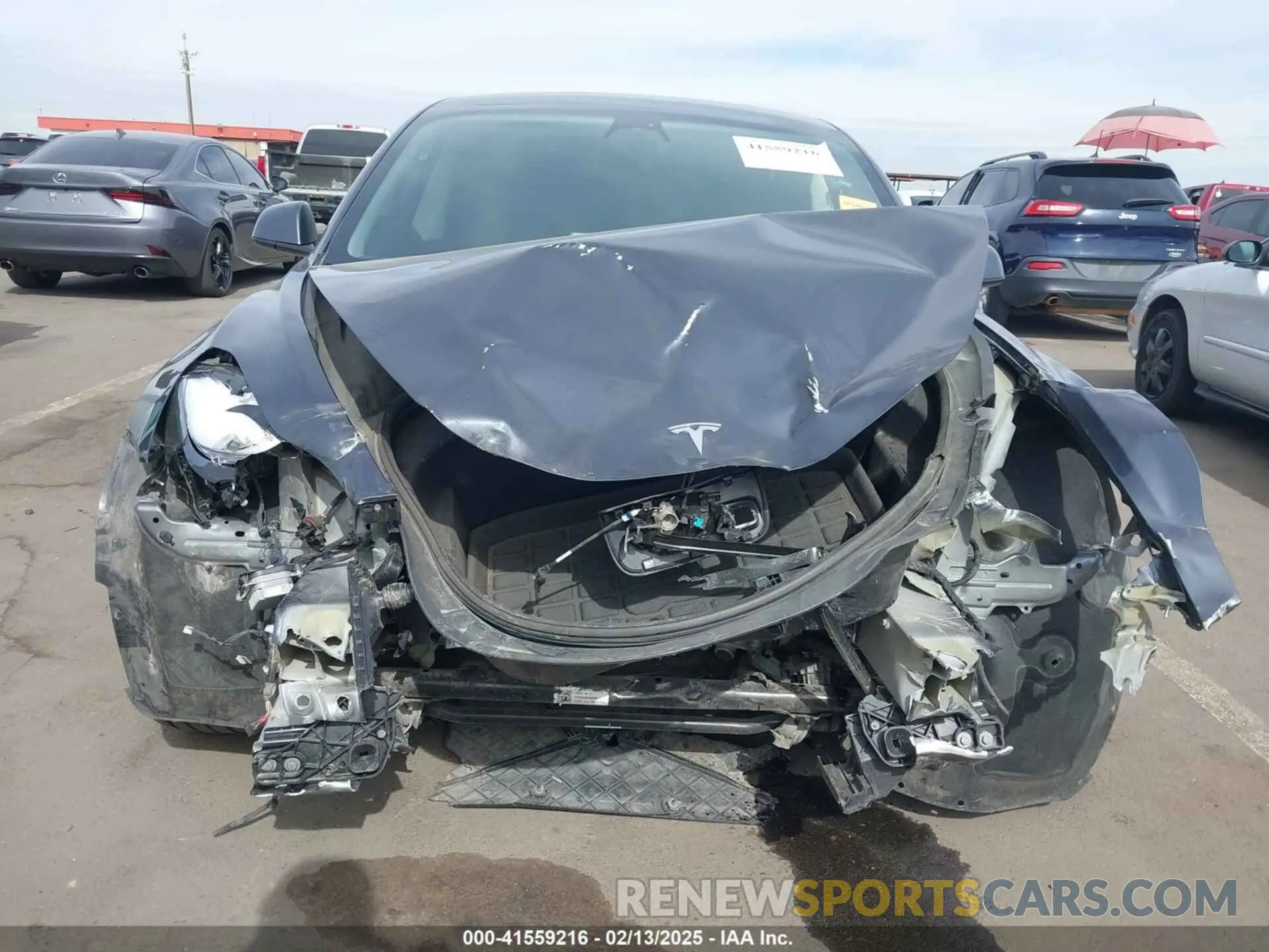 6 fotografías del automóvil dañado 5YJ3E1EA9PF678473 TESLA MODEL 3 2023