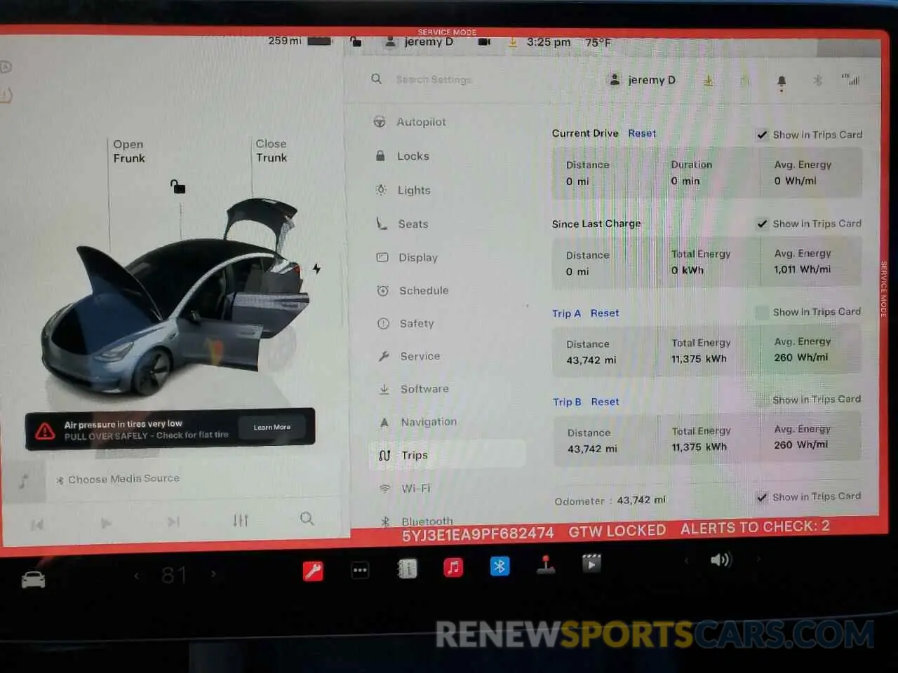 9 fotografías del automóvil dañado 5YJ3E1EA9PF682474 TESLA MODEL 3 2023