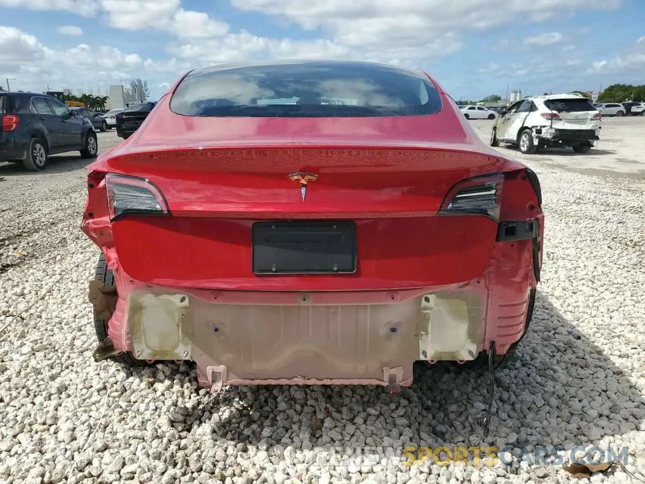 6 fotografías del automóvil dañado 5YJ3E1EA9PF684113 TESLA MODEL 3 2023