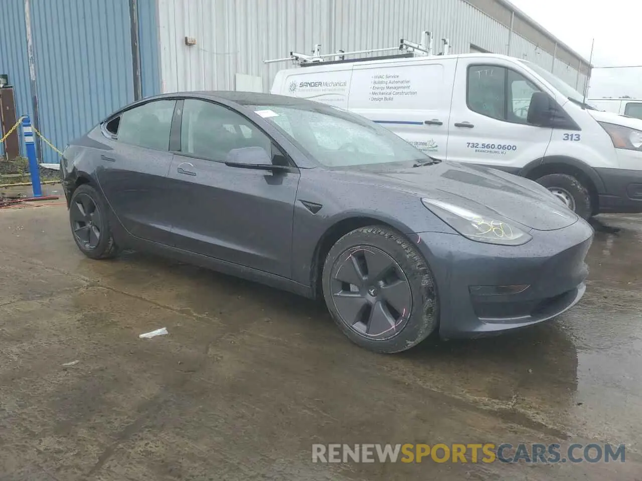 4 fotografías del automóvil dañado 5YJ3E1EA9PF699744 TESLA MODEL 3 2023