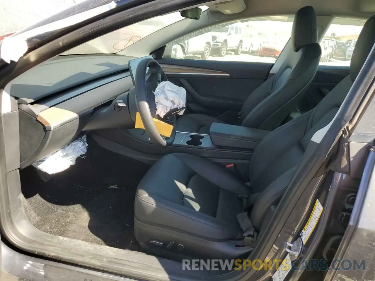7 fotografías del automóvil dañado 5YJ3E1EA9PF704747 TESLA MODEL 3 2023