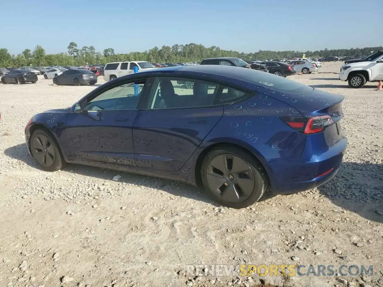 2 fotografías del automóvil dañado 5YJ3E1EA9PF712542 TESLA MODEL 3 2023