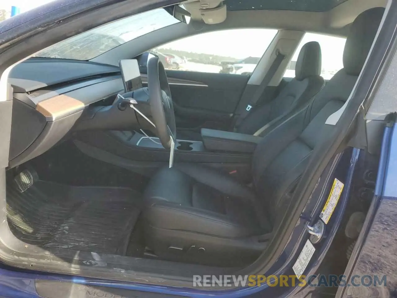 7 fotografías del automóvil dañado 5YJ3E1EA9PF712542 TESLA MODEL 3 2023