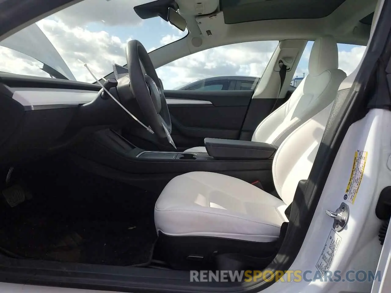 7 fotografías del automóvil dañado 5YJ3E1EA9PF713917 TESLA MODEL 3 2023
