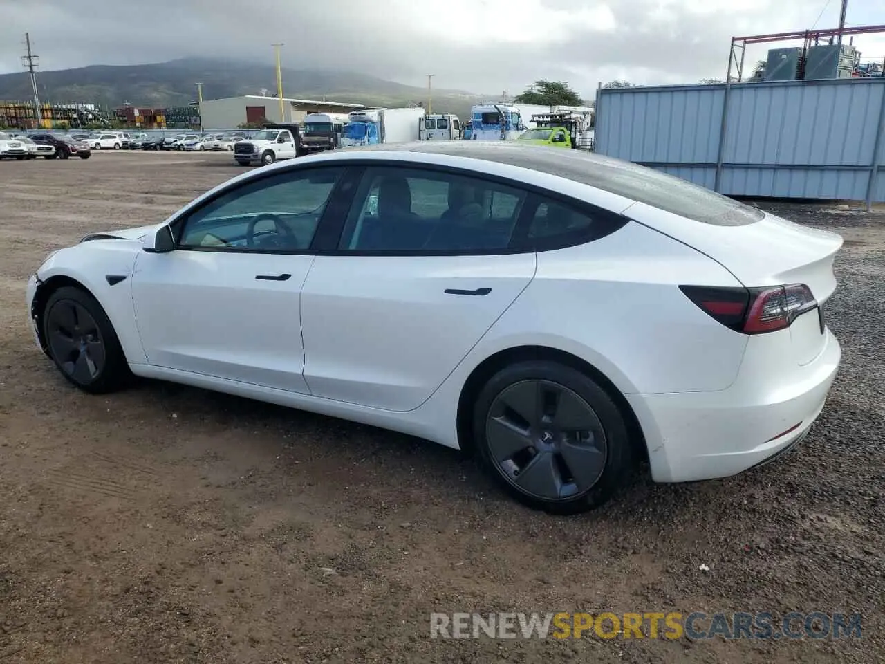 2 fotografías del automóvil dañado 5YJ3E1EAXPF406854 TESLA MODEL 3 2023