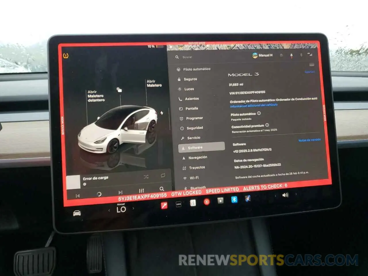 9 fotografías del automóvil dañado 5YJ3E1EAXPF409155 TESLA MODEL 3 2023