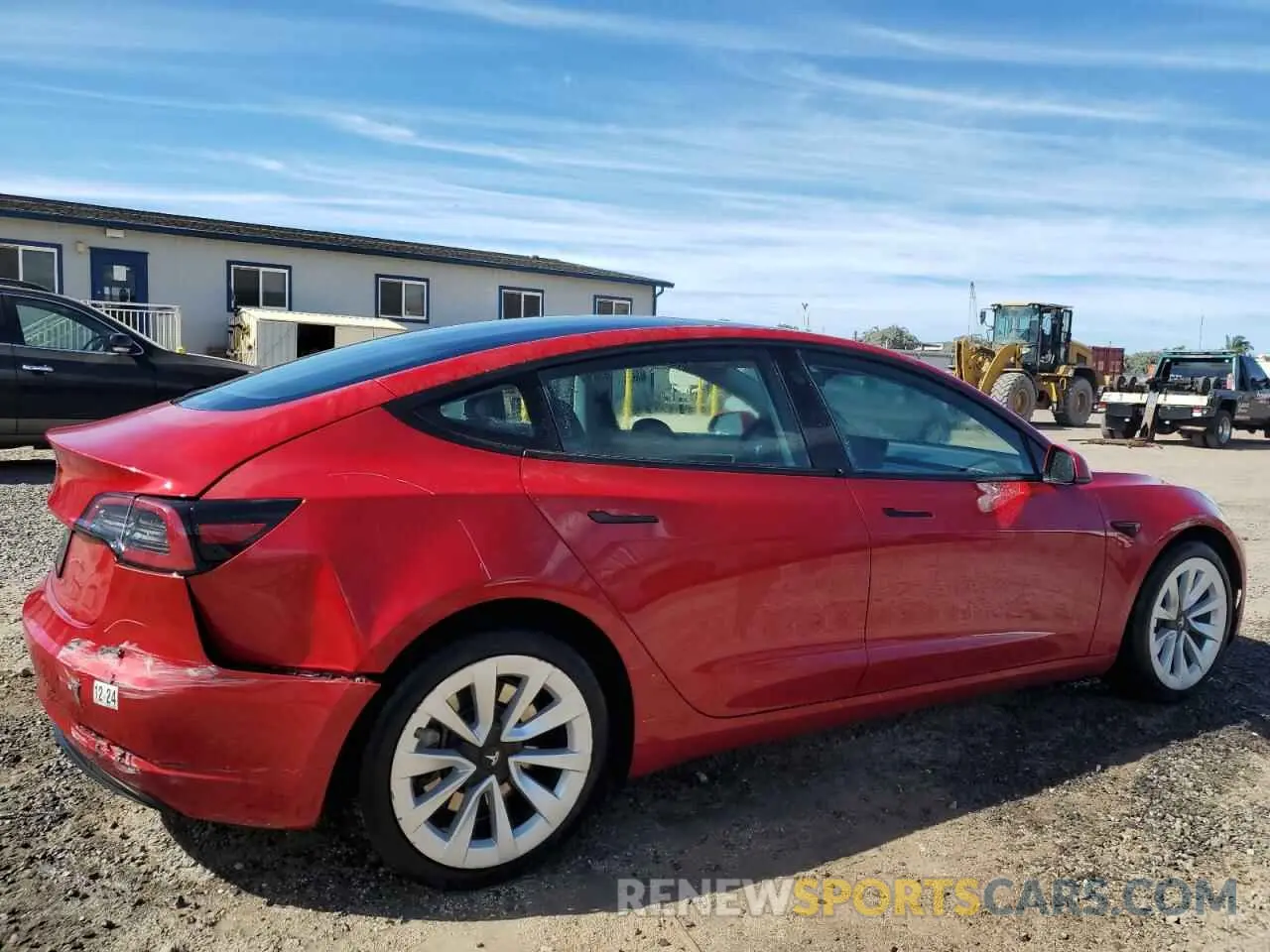 3 fotografías del automóvil dañado 5YJ3E1EAXPF430099 TESLA MODEL 3 2023