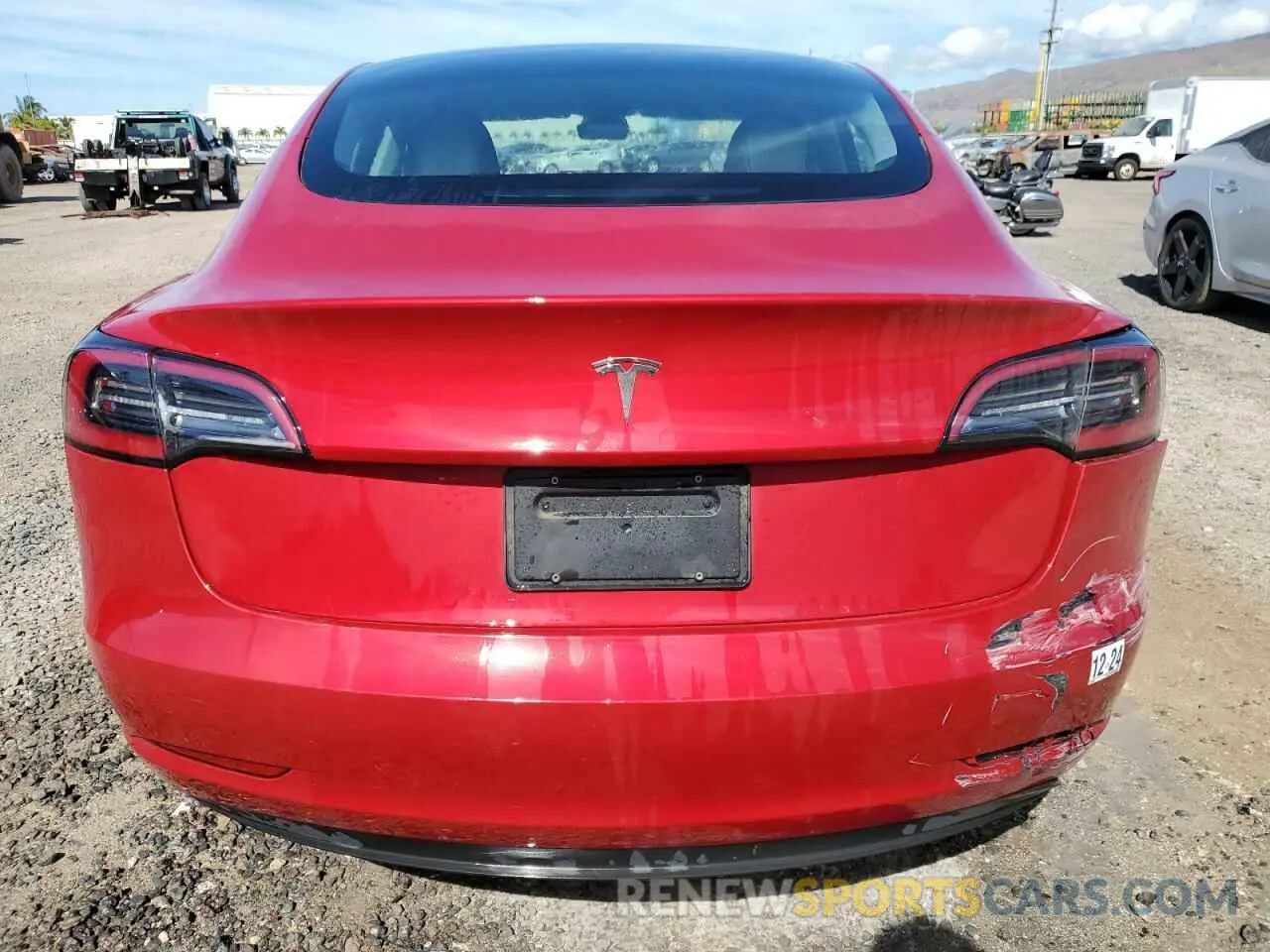 6 fotografías del automóvil dañado 5YJ3E1EAXPF430099 TESLA MODEL 3 2023