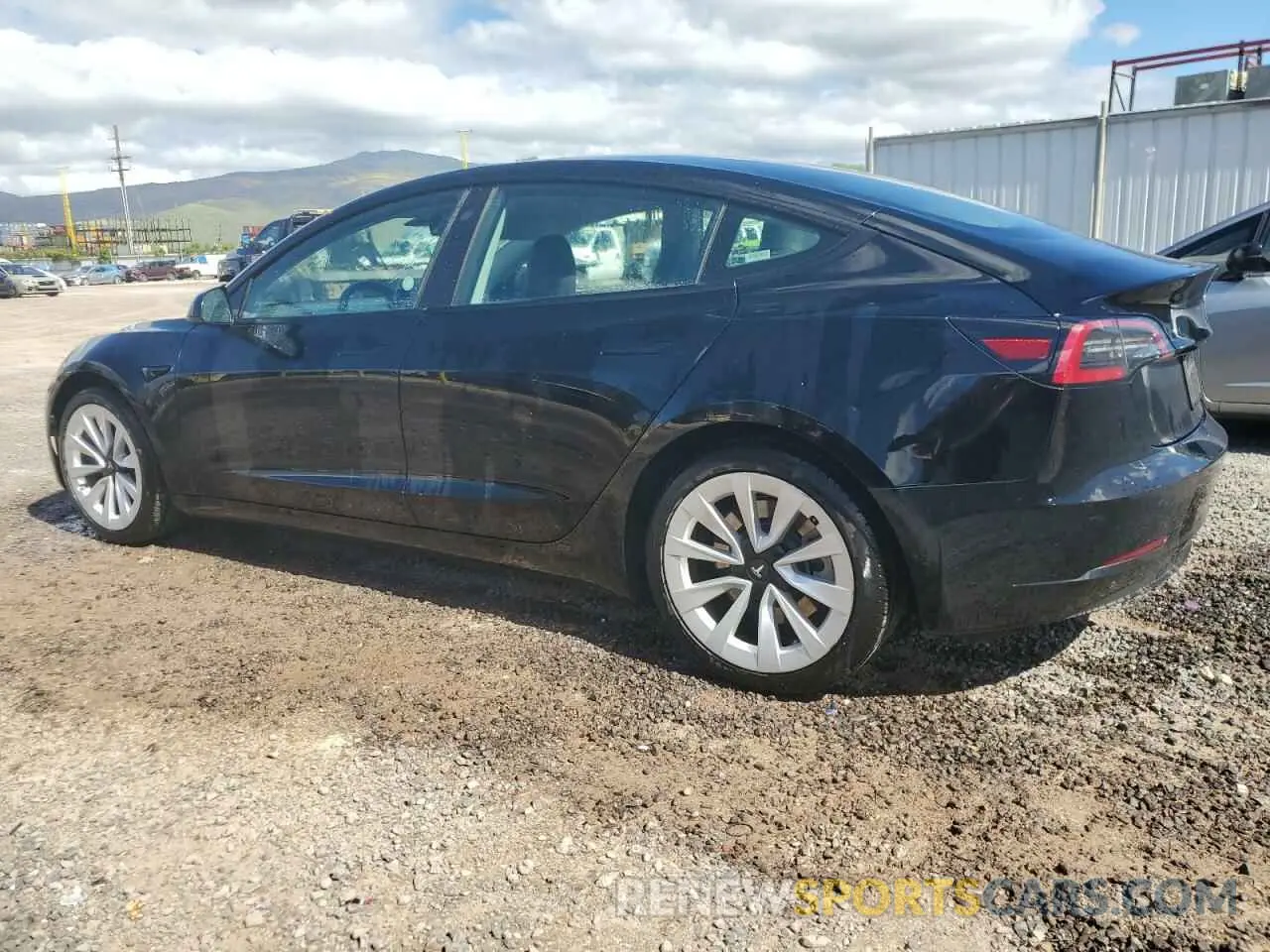 2 fotografías del automóvil dañado 5YJ3E1EAXPF430314 TESLA MODEL 3 2023
