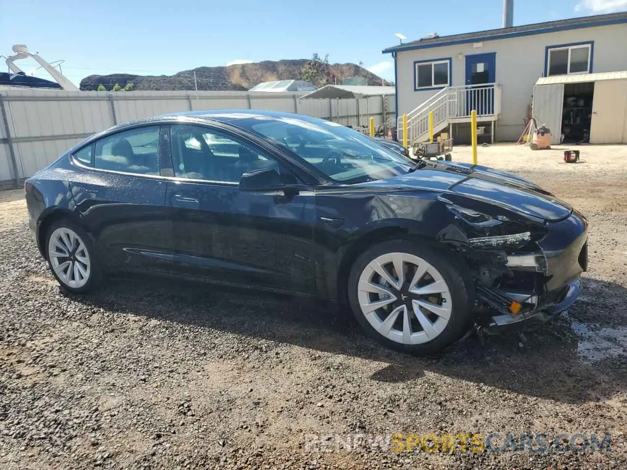 4 fotografías del automóvil dañado 5YJ3E1EAXPF430314 TESLA MODEL 3 2023