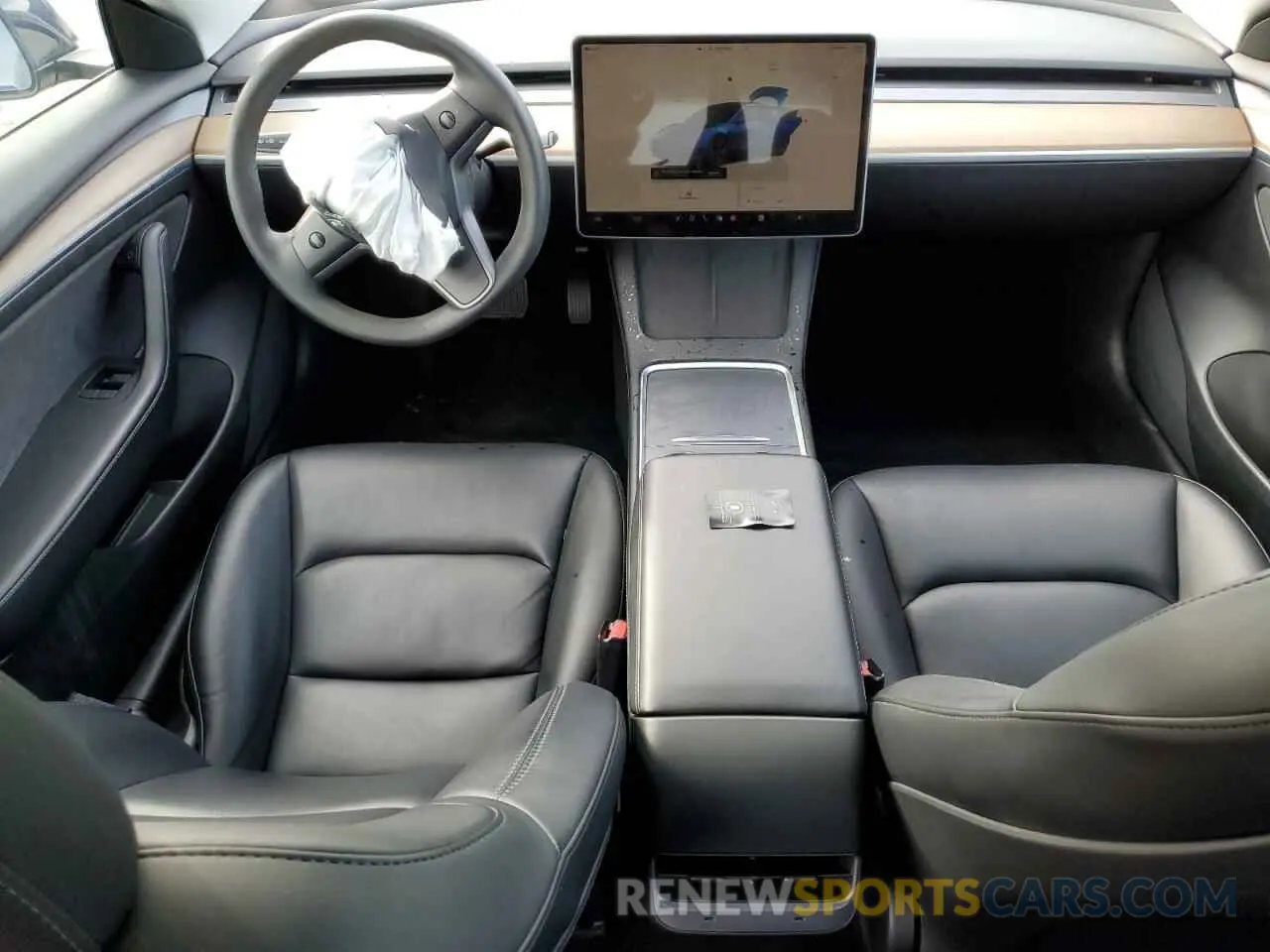 8 fotografías del automóvil dañado 5YJ3E1EAXPF434850 TESLA MODEL 3 2023