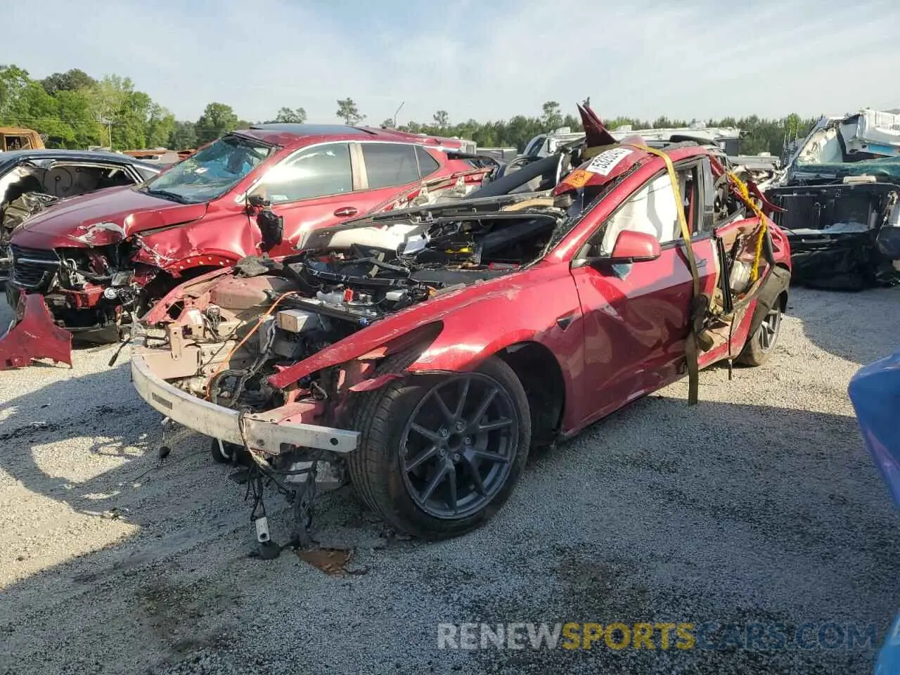 1 fotografías del automóvil dañado 5YJ3E1EAXPF448909 TESLA MODEL 3 2023
