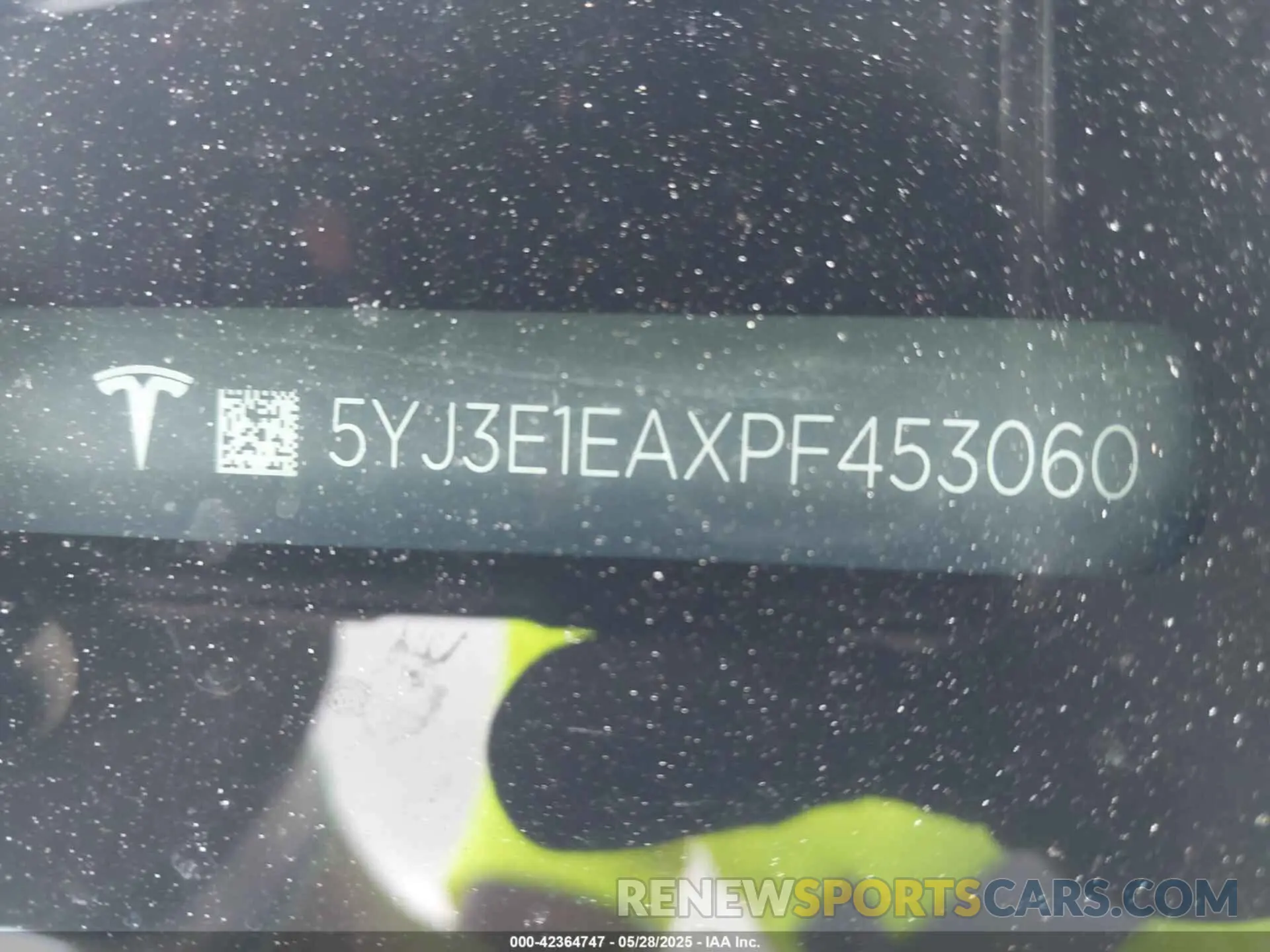 9 fotografías del automóvil dañado 5YJ3E1EAXPF453060 TESLA MODEL 3 2023
