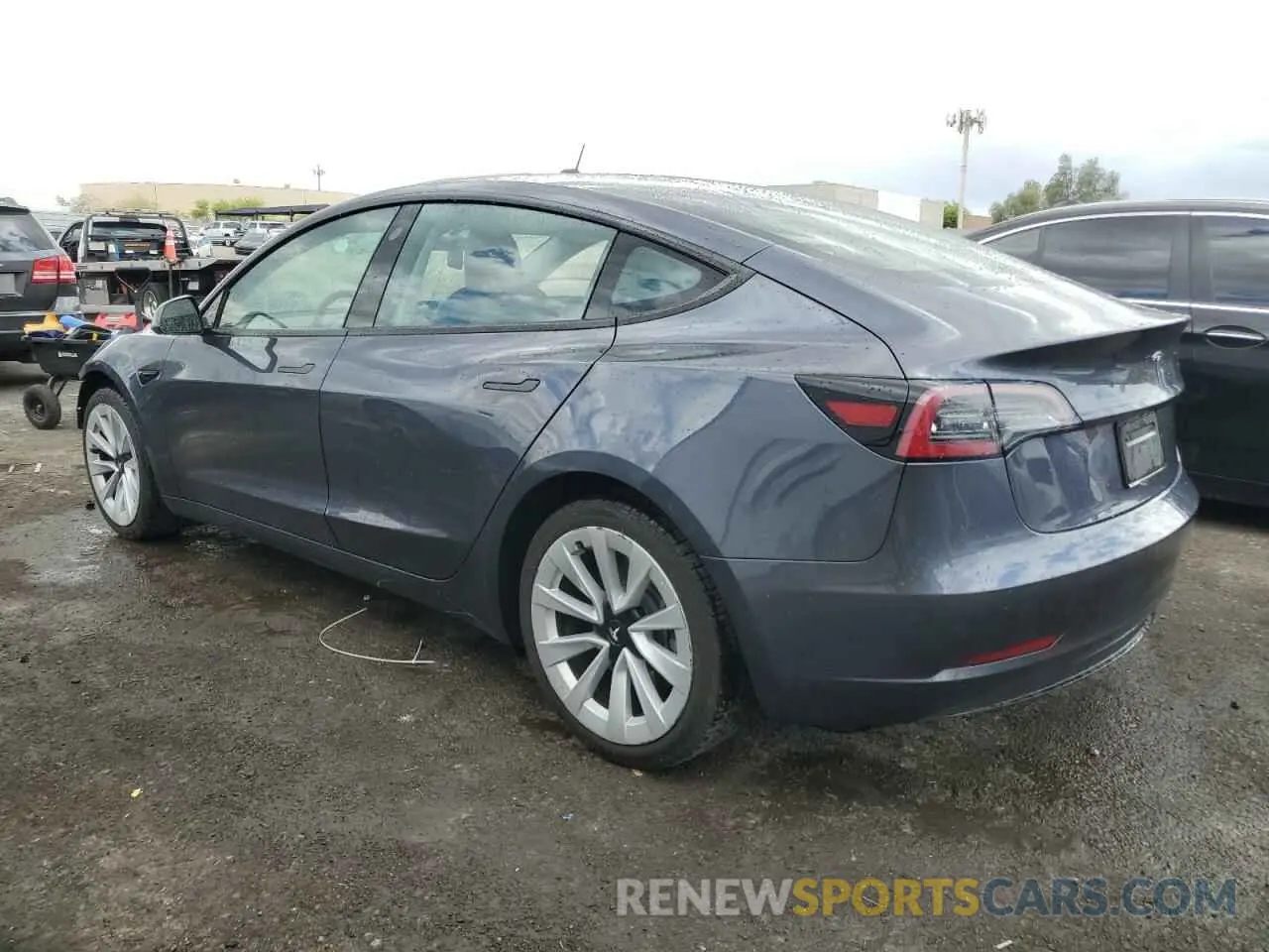 2 fotografías del automóvil dañado 5YJ3E1EAXPF454578 TESLA MODEL 3 2023