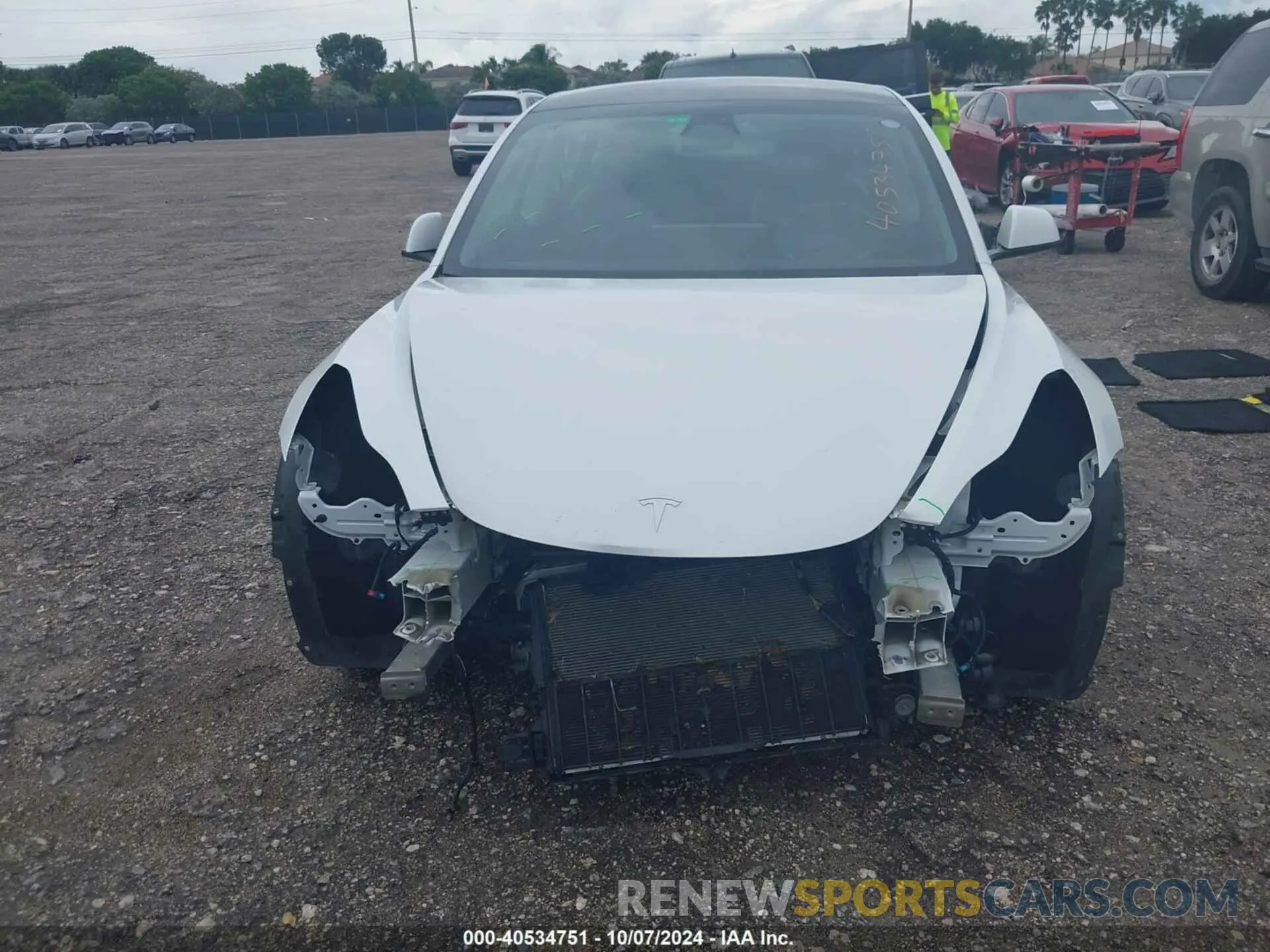 6 fotografías del automóvil dañado 5YJ3E1EAXPF456282 TESLA MODEL 3 2023