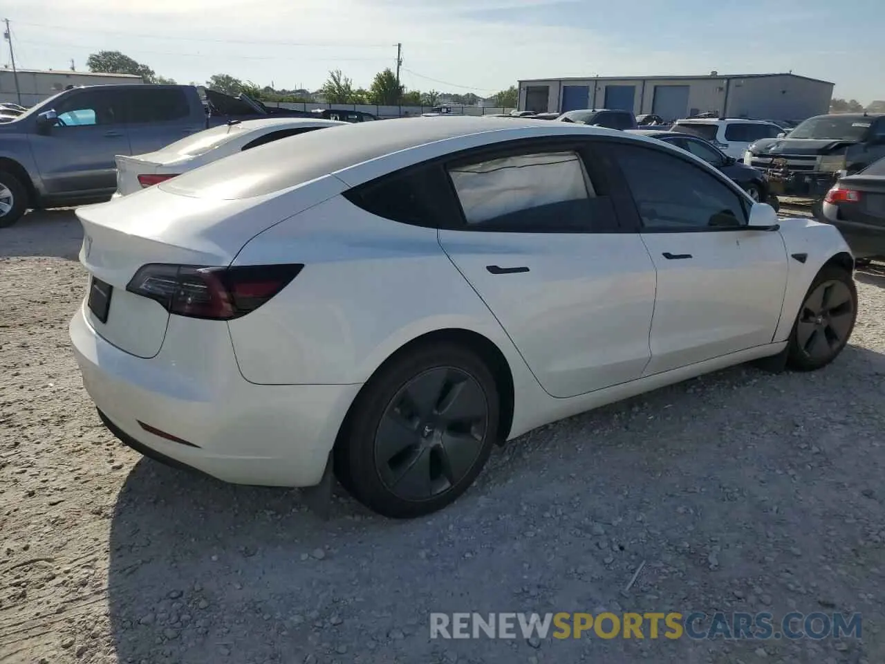 3 fotografías del automóvil dañado 5YJ3E1EAXPF491372 TESLA MODEL 3 2023