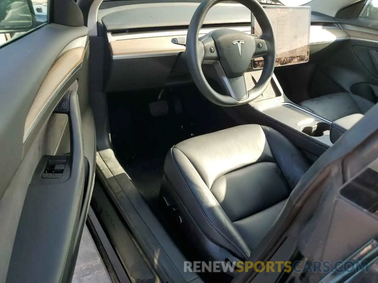 8 fotografías del automóvil dañado 5YJ3E1EAXPF501480 TESLA MODEL 3 2023