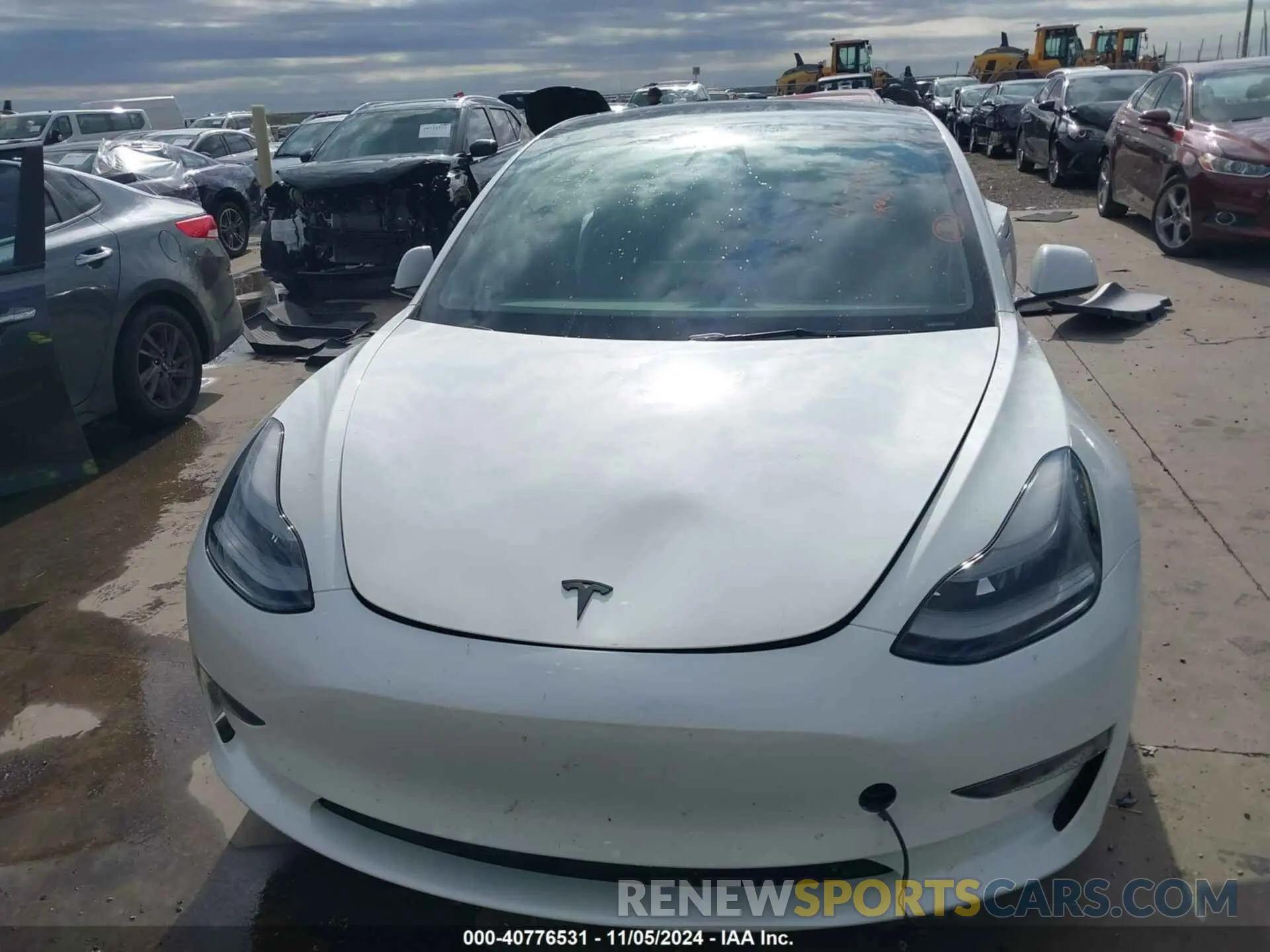 12 fotografías del automóvil dañado 5YJ3E1EAXPF568063 TESLA MODEL 3 2023