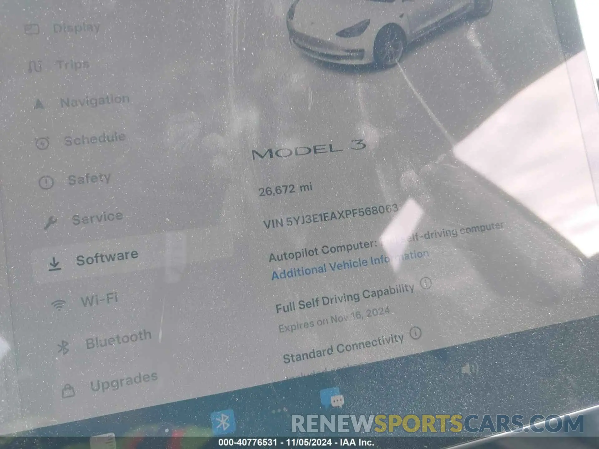 7 fotografías del automóvil dañado 5YJ3E1EAXPF568063 TESLA MODEL 3 2023