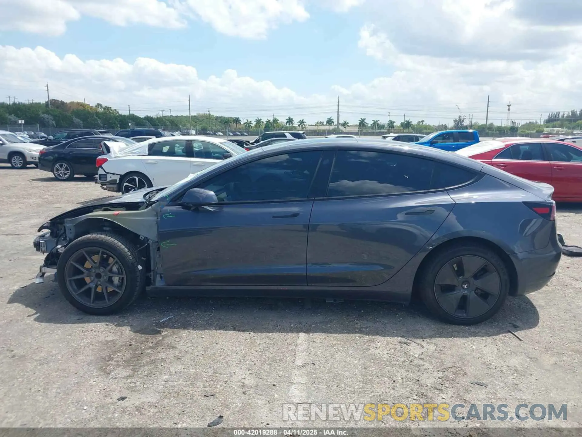 15 fotografías del automóvil dañado 5YJ3E1EAXPF575448 TESLA MODEL 3 2023