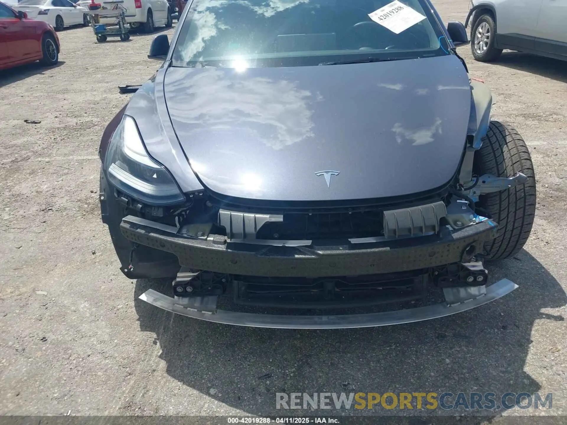 6 fotografías del automóvil dañado 5YJ3E1EAXPF575448 TESLA MODEL 3 2023