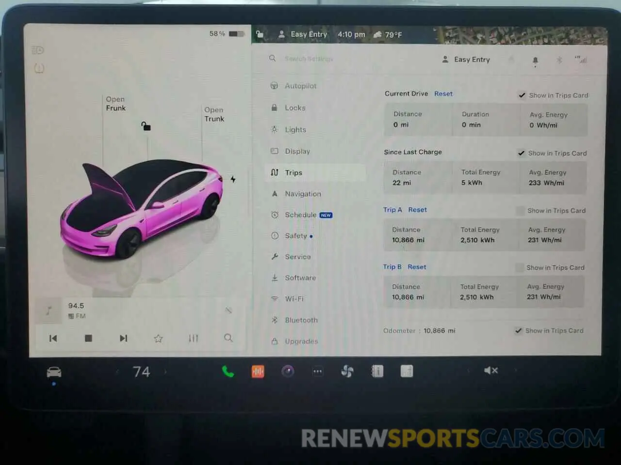 9 fotografías del automóvil dañado 5YJ3E1EAXPF579273 TESLA MODEL 3 2023