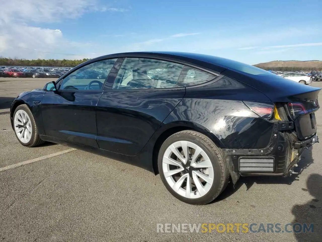 2 fotografías del automóvil dañado 5YJ3E1EAXPF594534 TESLA MODEL 3 2023