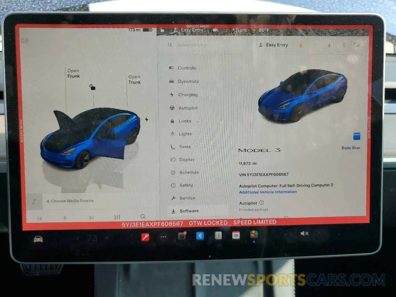 9 fotografías del automóvil dañado 5YJ3E1EAXPF606567 TESLA MODEL 3 2023