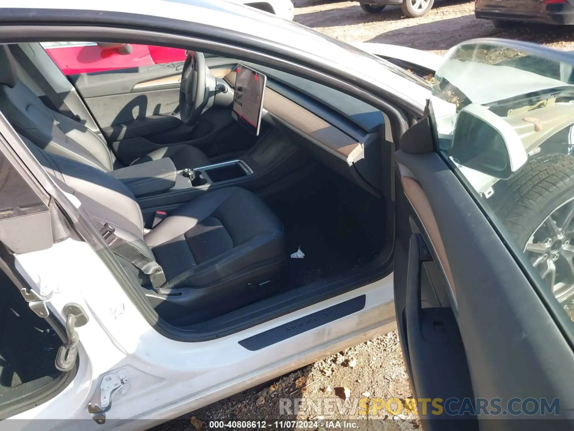5 fotografías del automóvil dañado 5YJ3E1EAXPF611302 TESLA MODEL 3 2023