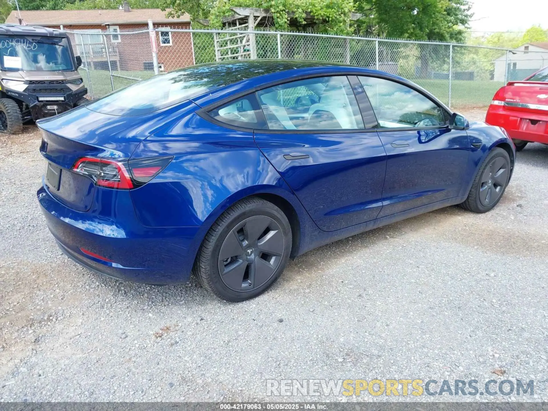 4 fotografías del automóvil dañado 5YJ3E1EAXPF620484 TESLA MODEL 3 2023