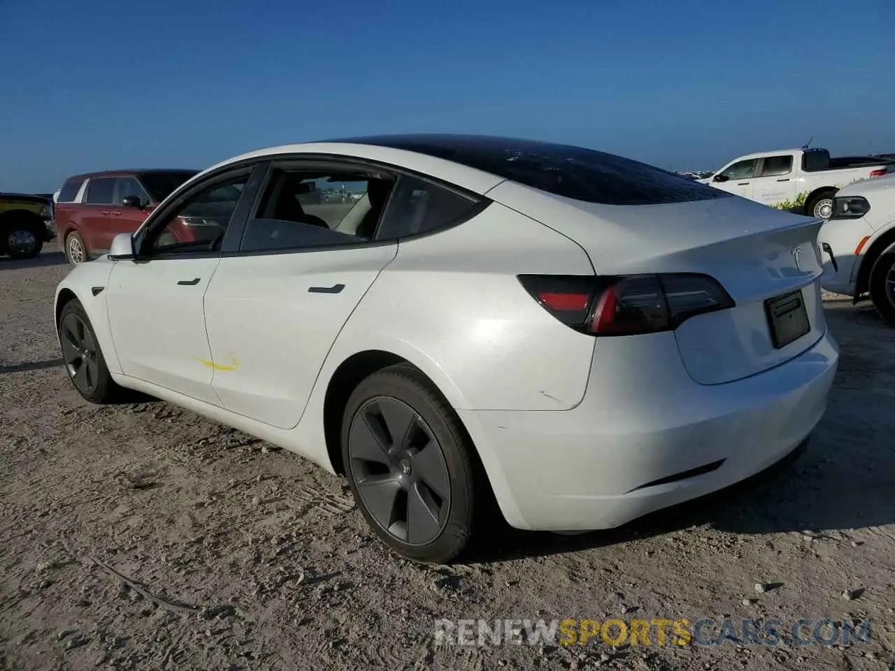 2 fotografías del automóvil dañado 5YJ3E1EAXPF627533 TESLA MODEL 3 2023