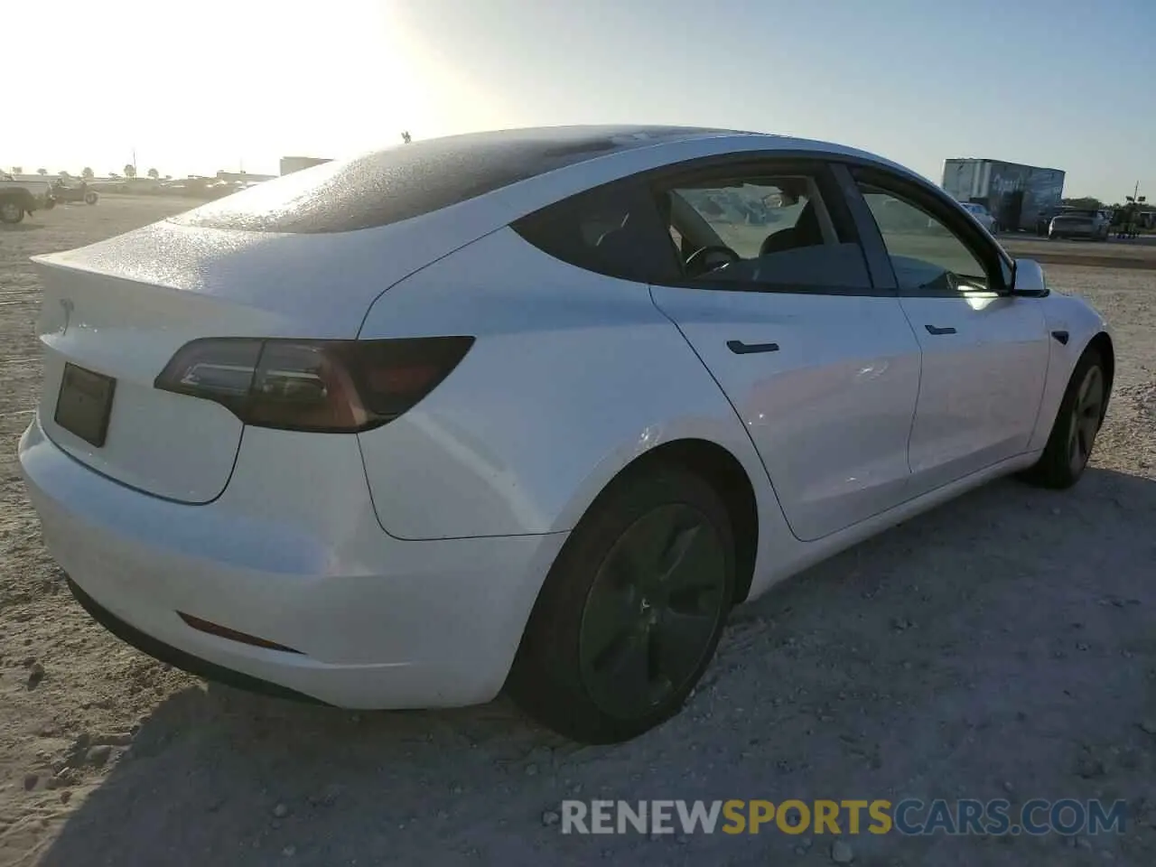 3 fotografías del automóvil dañado 5YJ3E1EAXPF627533 TESLA MODEL 3 2023