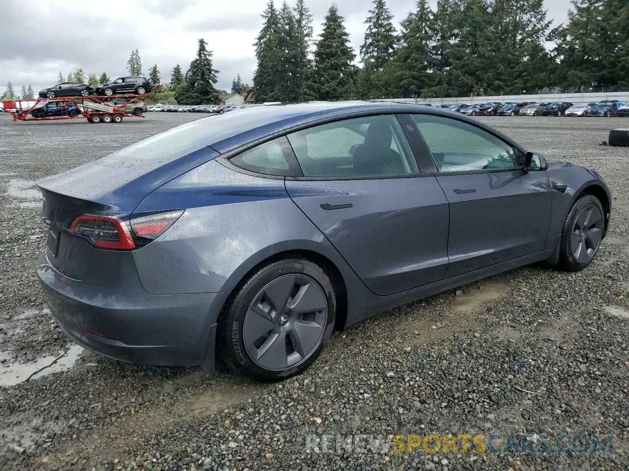 3 fotografías del automóvil dañado 5YJ3E1EAXPF644350 TESLA MODEL 3 2023