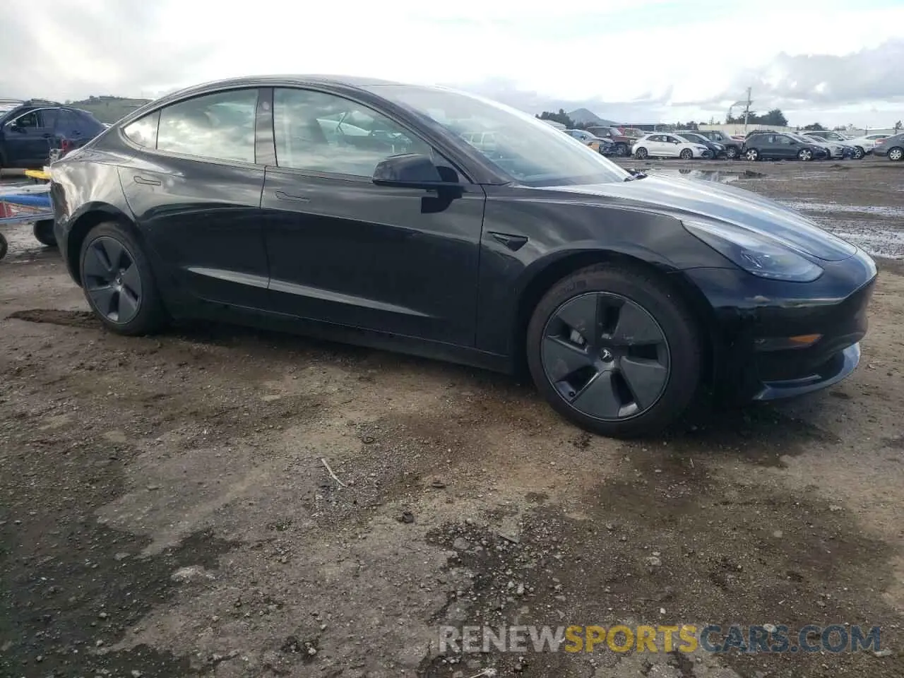 4 fotografías del automóvil dañado 5YJ3E1EAXPF647457 TESLA MODEL 3 2023