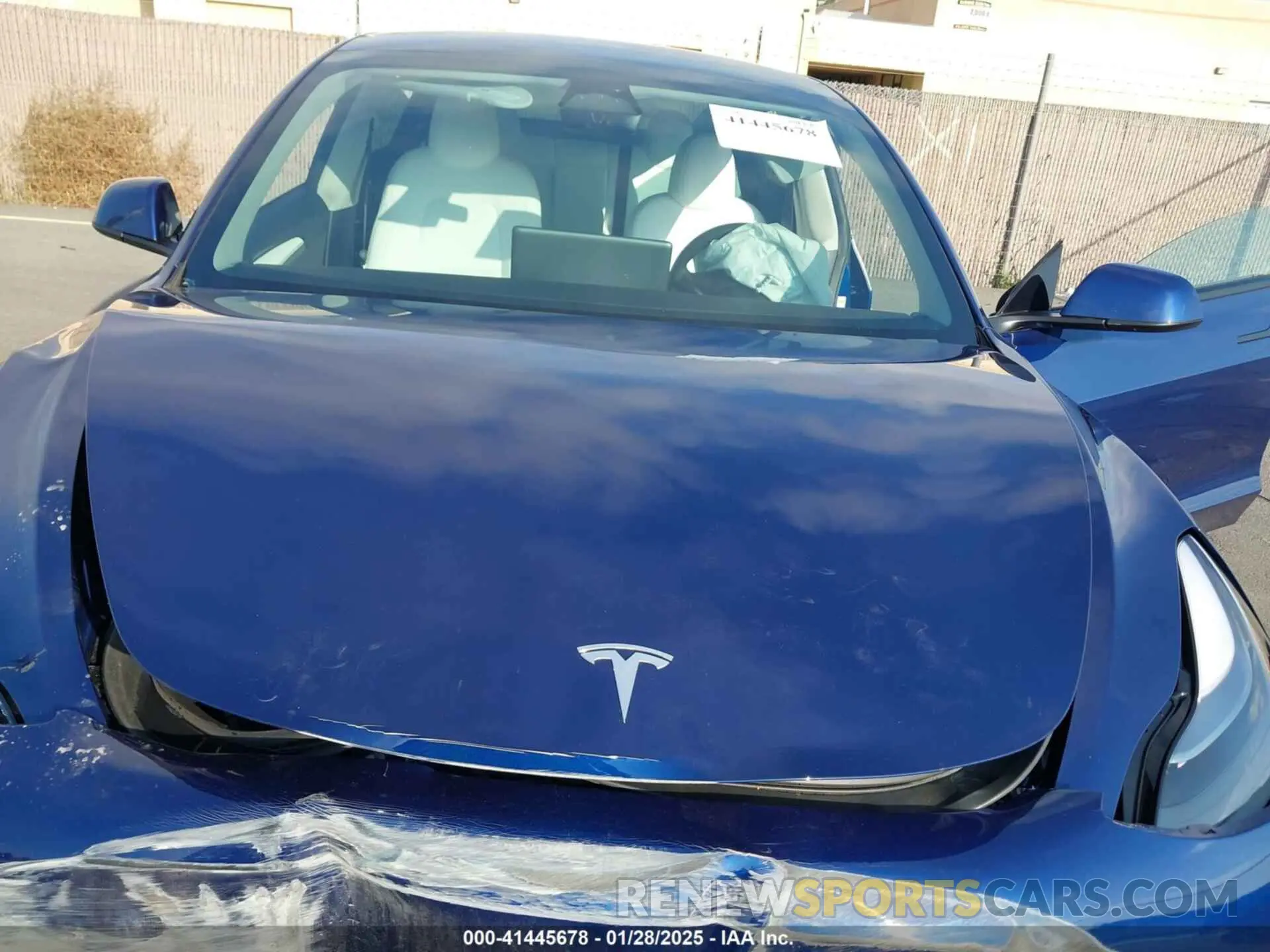 10 fotografías del automóvil dañado 5YJ3E1EAXPF648270 TESLA MODEL 3 2023