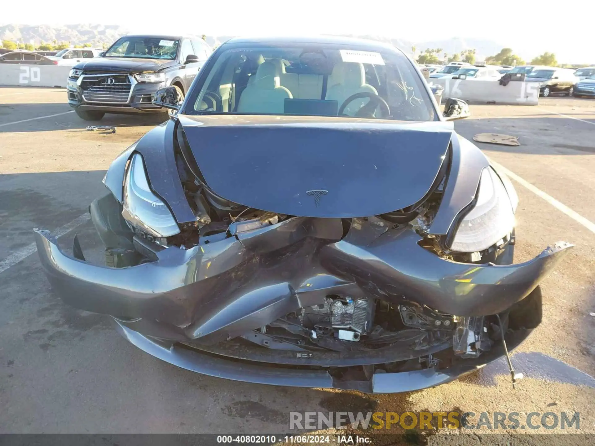 6 fotografías del automóvil dañado 5YJ3E1EAXPF650830 TESLA MODEL 3 2023