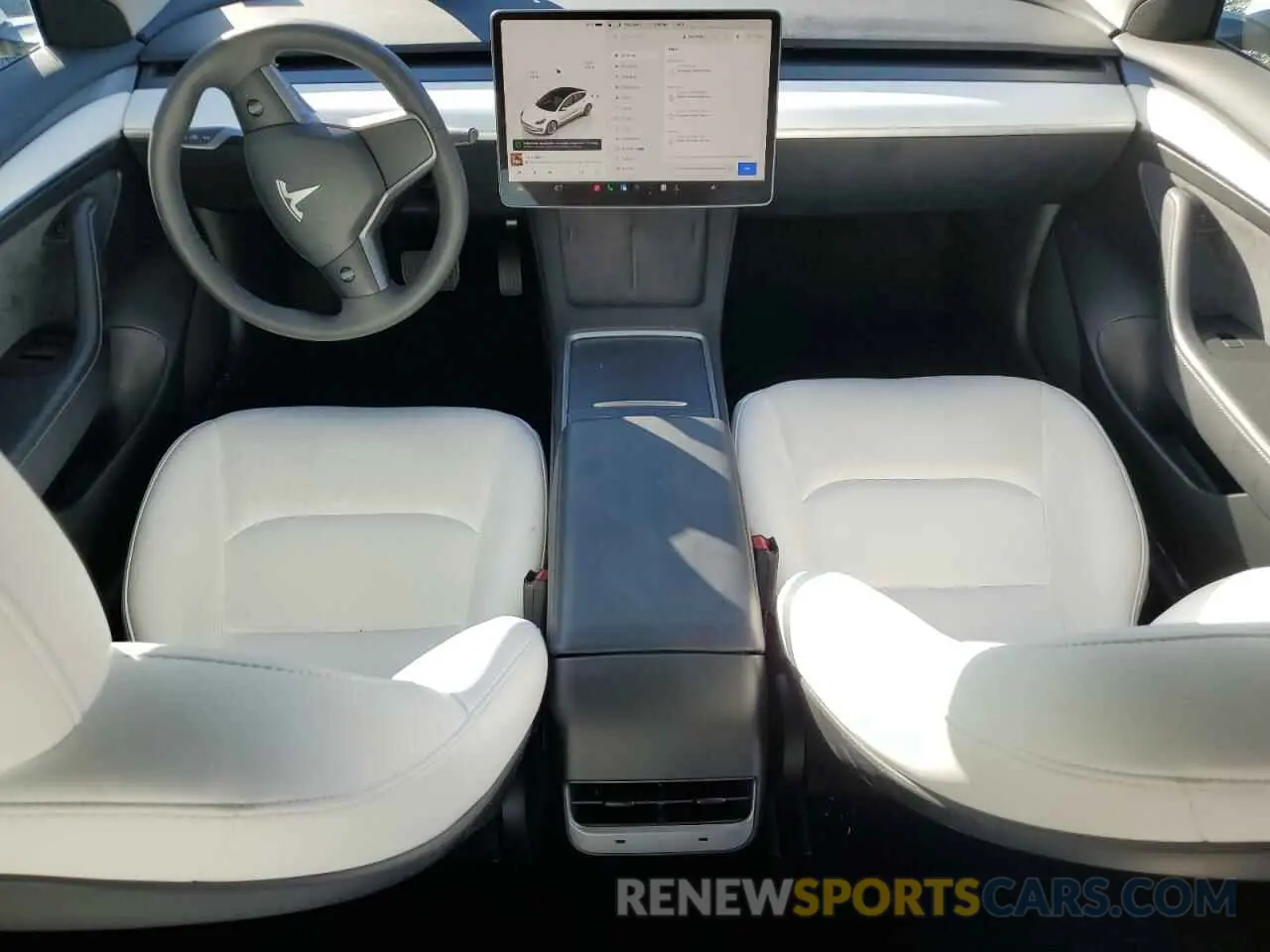 8 fotografías del automóvil dañado 5YJ3E1EAXPF673282 TESLA MODEL 3 2023