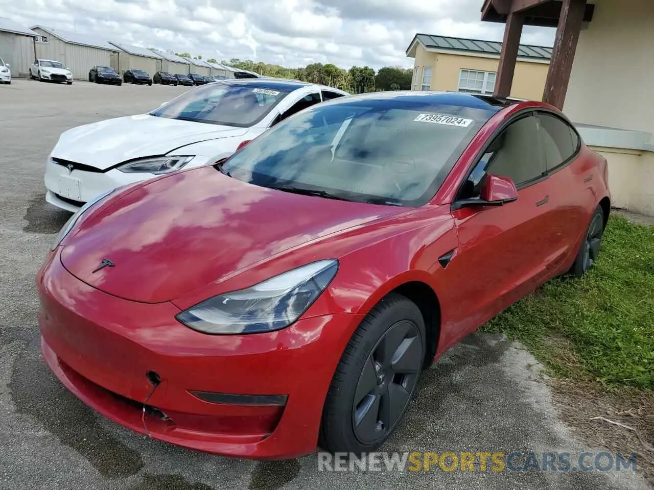 1 fotografías del automóvil dañado 5YJ3E1EAXPF677929 TESLA MODEL 3 2023