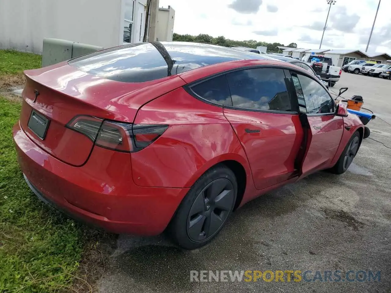 3 fotografías del automóvil dañado 5YJ3E1EAXPF677929 TESLA MODEL 3 2023