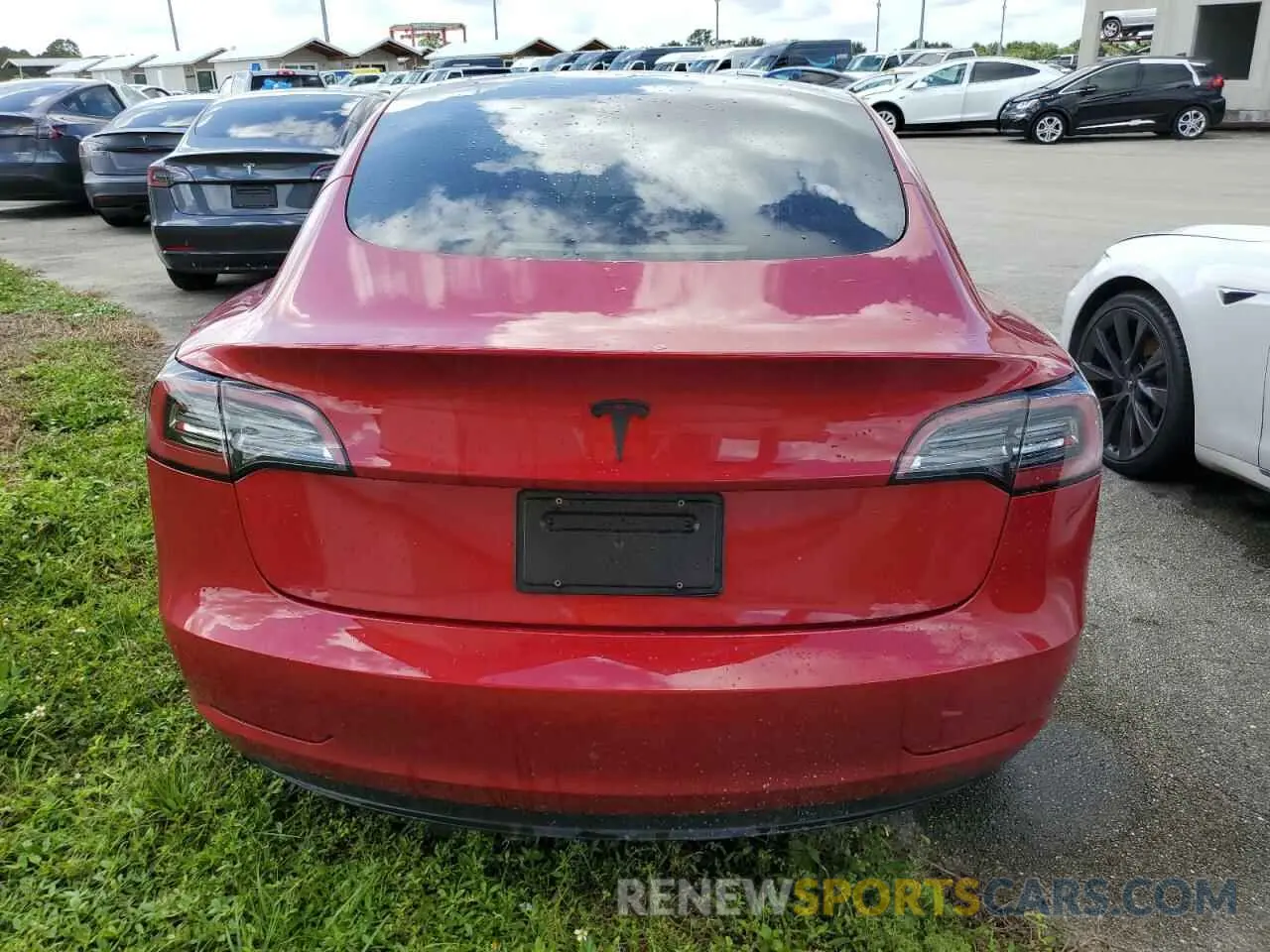 6 fotografías del automóvil dañado 5YJ3E1EAXPF677929 TESLA MODEL 3 2023