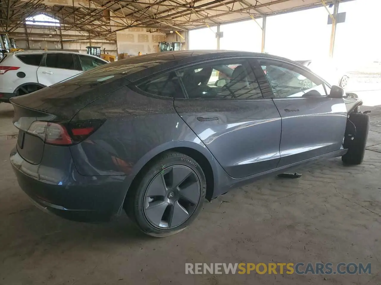 3 fotografías del automóvil dañado 5YJ3E1EAXPF691796 TESLA MODEL 3 2023