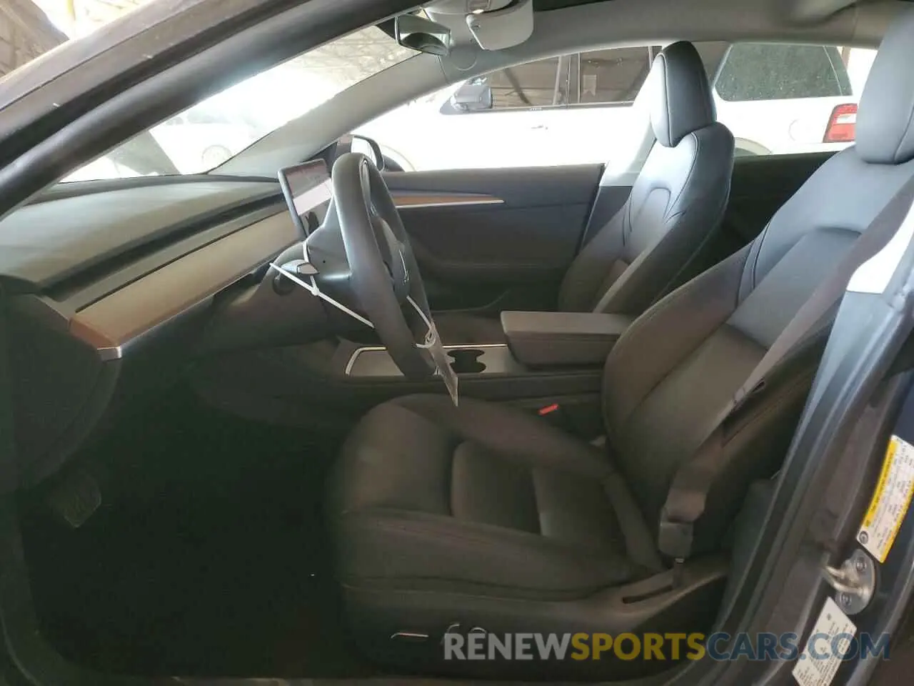 7 fotografías del automóvil dañado 5YJ3E1EAXPF691796 TESLA MODEL 3 2023