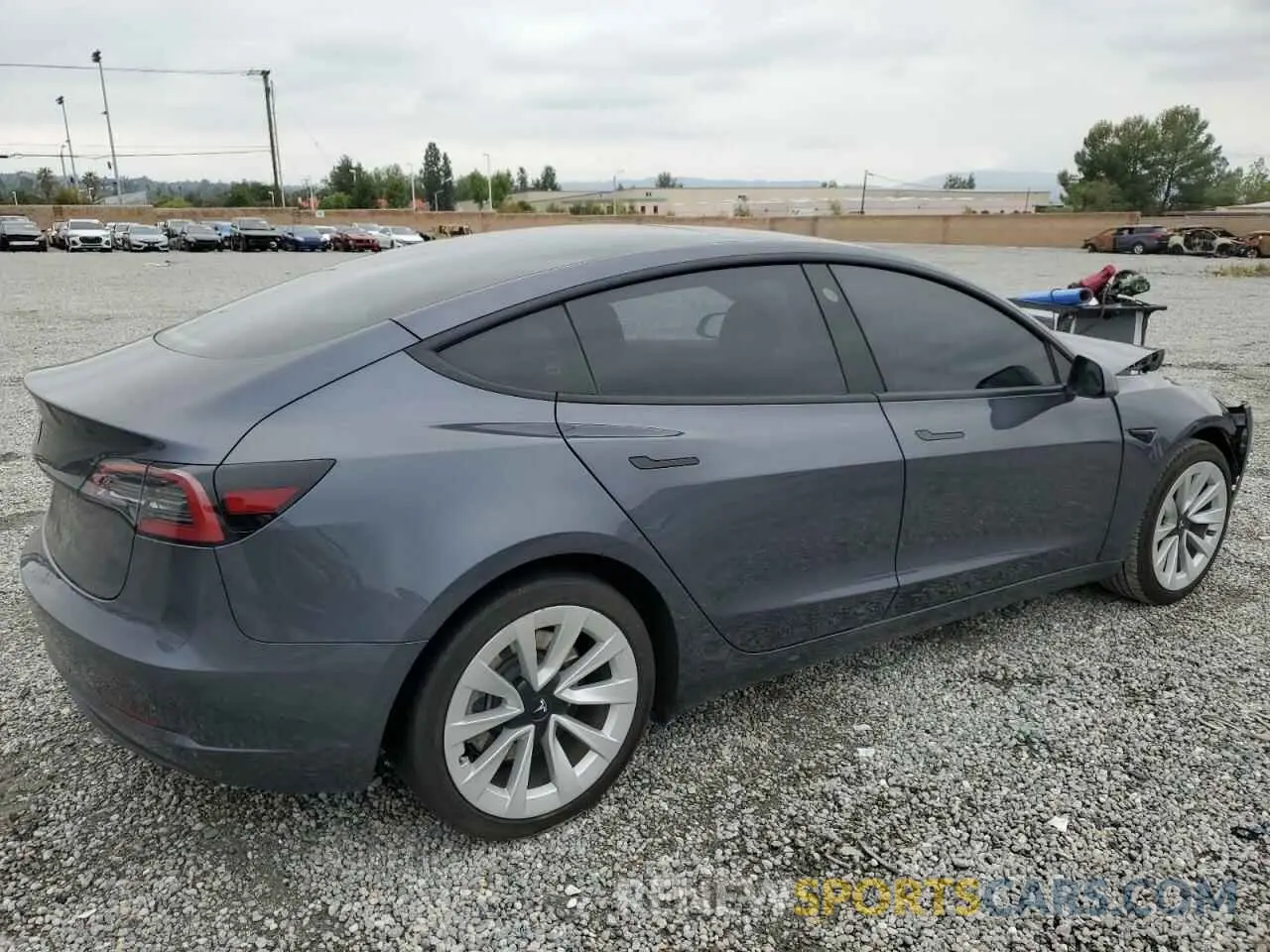 3 fotografías del automóvil dañado 5YJ3E1EAXPF694942 TESLA MODEL 3 2023