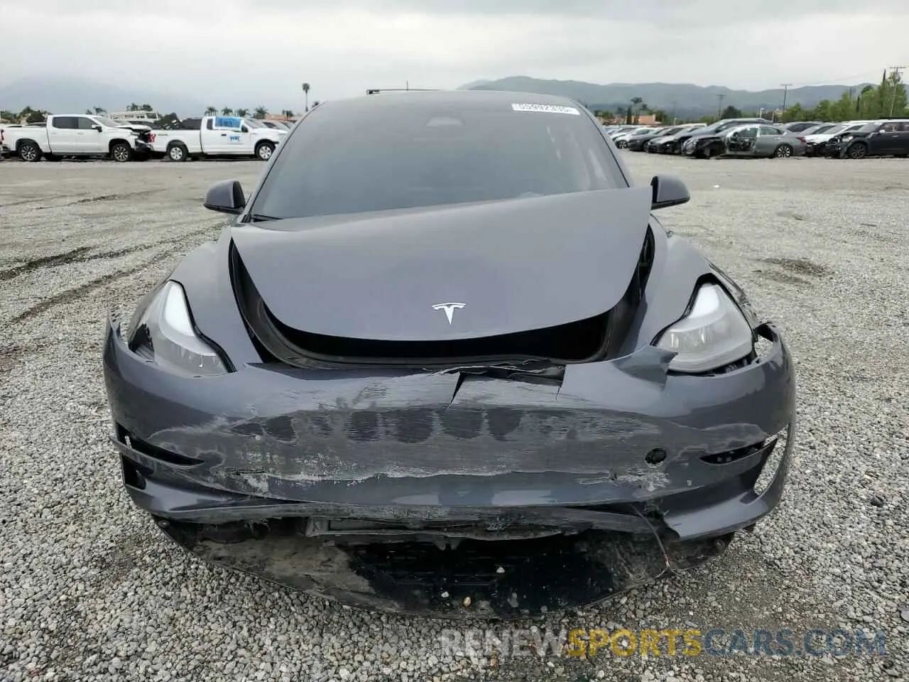 5 fotografías del automóvil dañado 5YJ3E1EAXPF694942 TESLA MODEL 3 2023