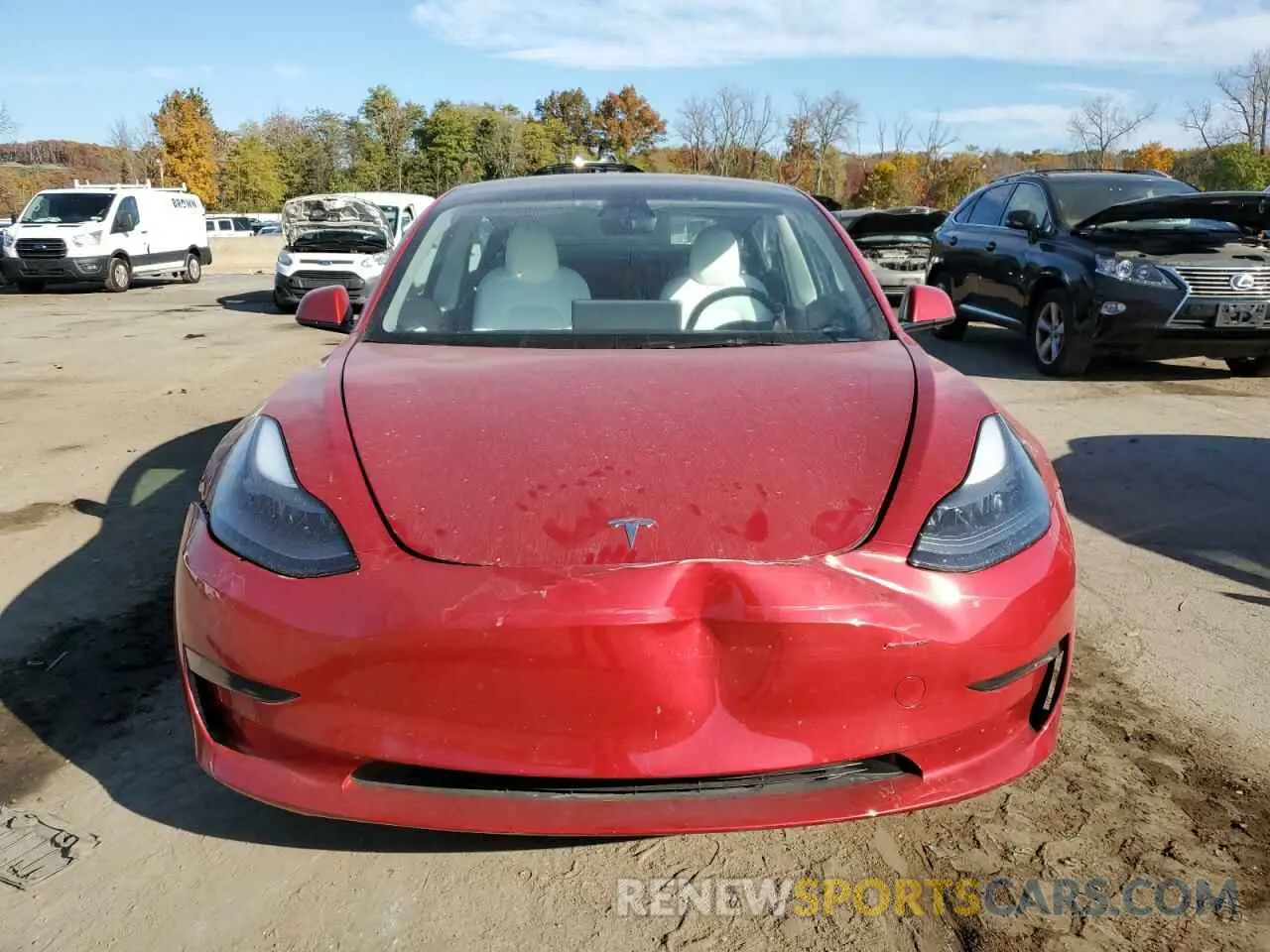 5 fotografías del automóvil dañado 5YJ3E1EAXPF699090 TESLA MODEL 3 2023